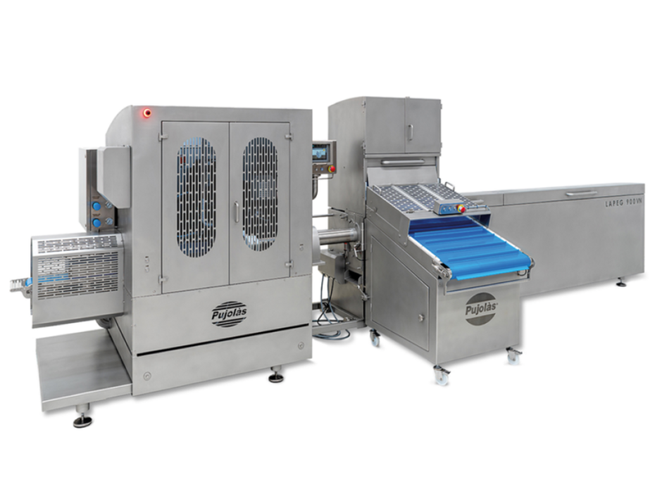 Pujolas stuffing machine stuffing and clipping machines